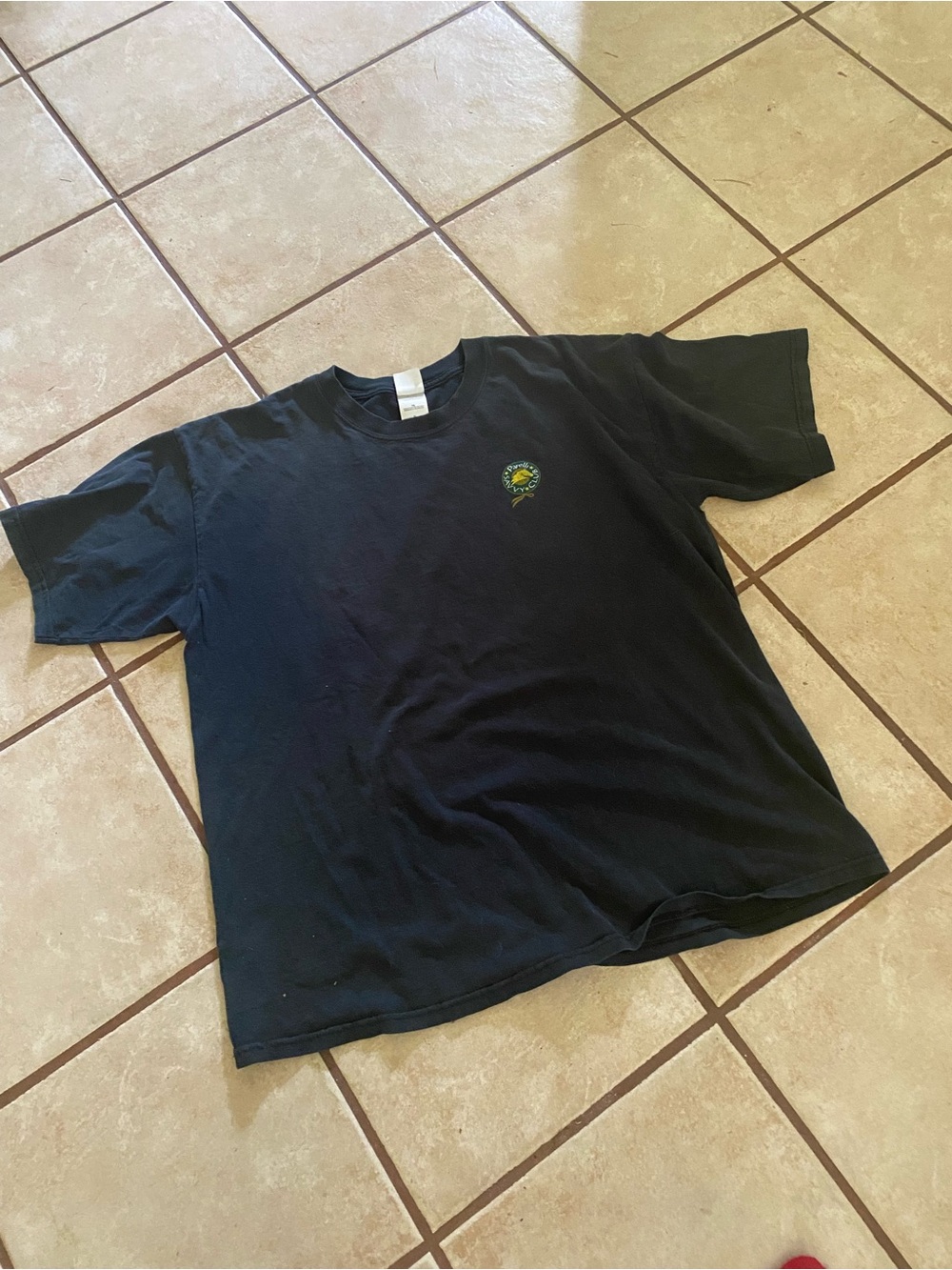 Woman’s  Vintage Black Parelli Savvy Club Crewneck T-Shirt Size XL